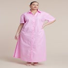Short Sleeve Maxi Shirt Dress image number 0