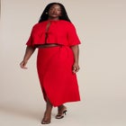 Relaxed Tie Front Linen Top image number 3