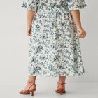 Smocked Waistband Maxi Skirt image number 1