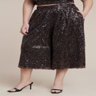 Sequin Pull On Wide Leg Culotte image number 2
