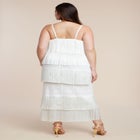 PatBO x ELOQUII Fringe Maxi Dress image number 4