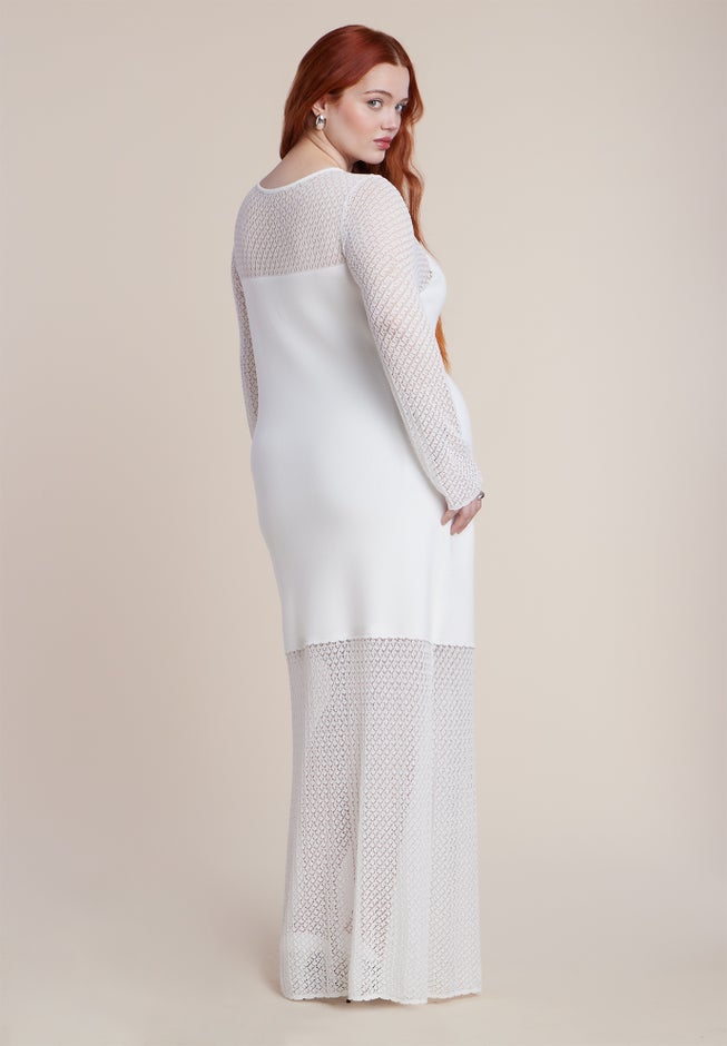 Delicate Stitch Sweater Dress image number 3
