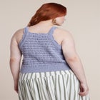 Open Stitch Racer Tank image number 2