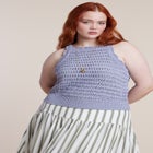 Open Stitch Racer Tank image number 0