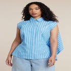 Button Up Shirt With Open Back image number 0