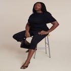 Sleeve Overlay Draped Top image number 2
