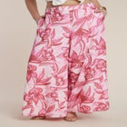 PatBO x ELOQUII Wide-Leg Godet Pants image number 1