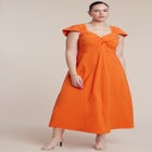 Twist-Detail Midi Dress image number 1
