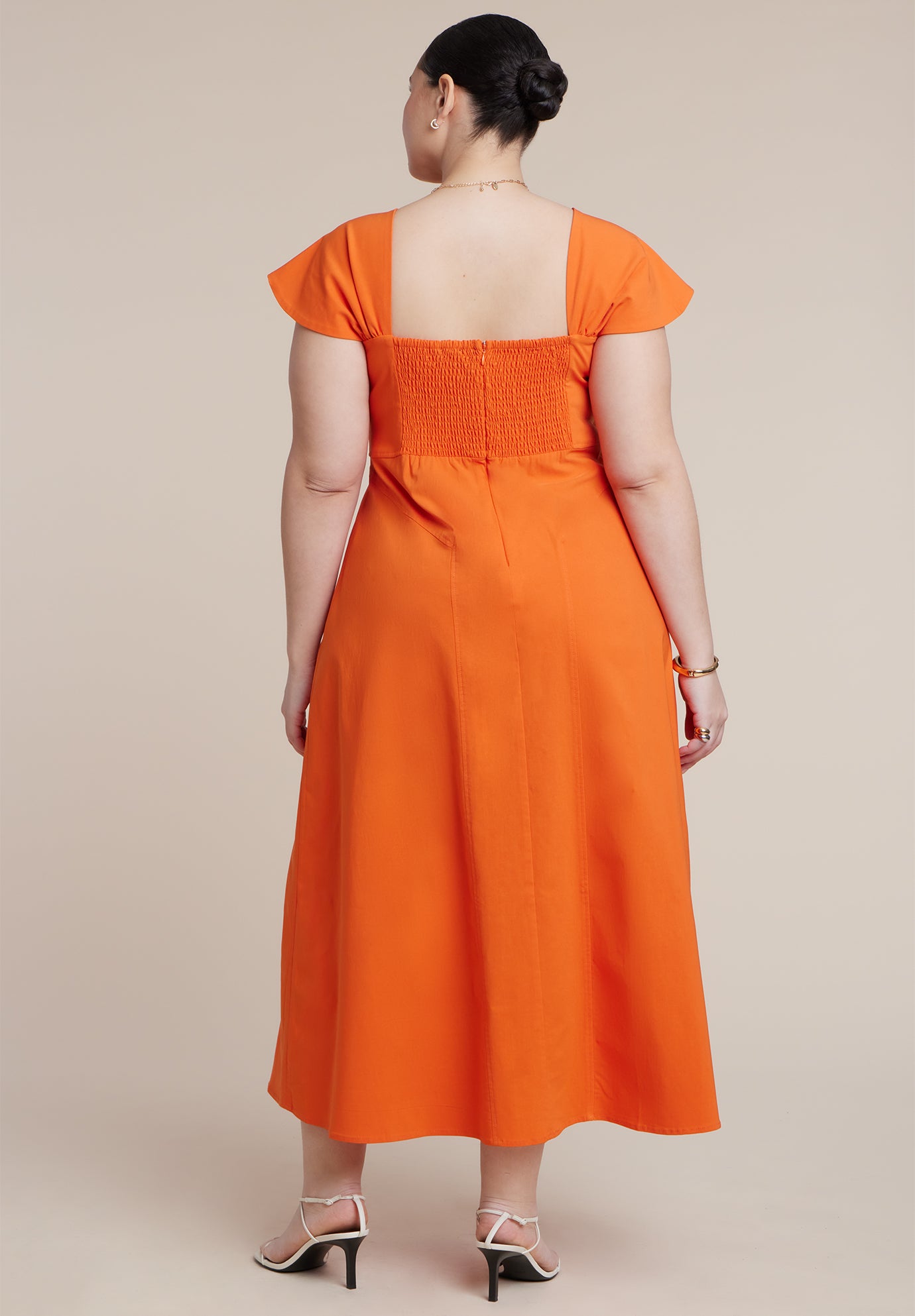 Twist-Detail Midi Dress image number 4