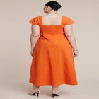 Twist-Detail Midi Dress image number 4