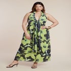 Tie-Detail Halter Maxi Dress image number 1