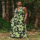 Tie-Detail Halter Maxi Dress image number 0