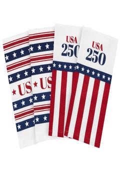 4-Piece Americana Kitchen Towel Set
