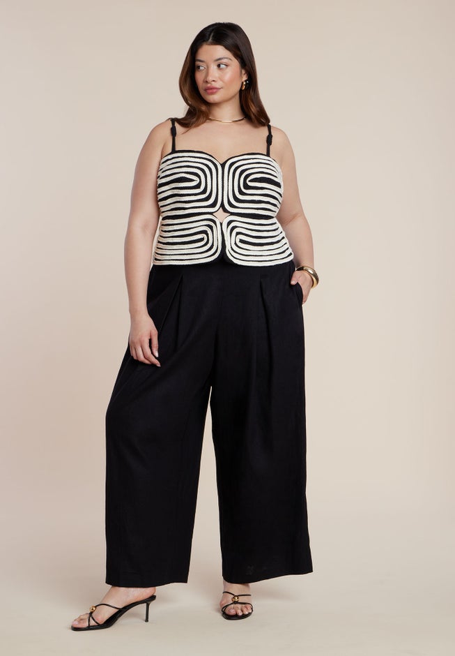 Embroidered Pleated Jumpsuit image number 1