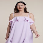 Ruffle Detail Maxi Trapeze Dress image number 5
