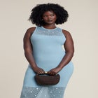 Shell Embellished Sweater Maxi Dress image number 4