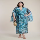 Shell Detail Wide-Sleeve Kaftan image number 1