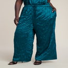 Crinkle Satin Wide-Leg Pant image number 2