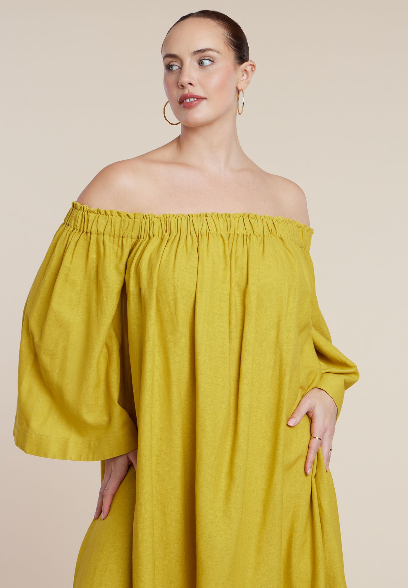Off The Shoulder Easy Maxi Dress image number 3