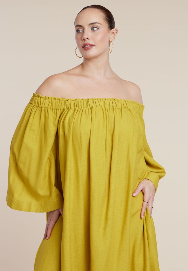 Off The Shoulder Easy Maxi Dress image number 3
