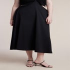 Bead-Detail Strap Midi Skirt image number 3