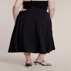 Bead-Detail Strap Midi Skirt image number 4