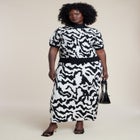 Intarsia Sweater Maxi Skirt image number 0