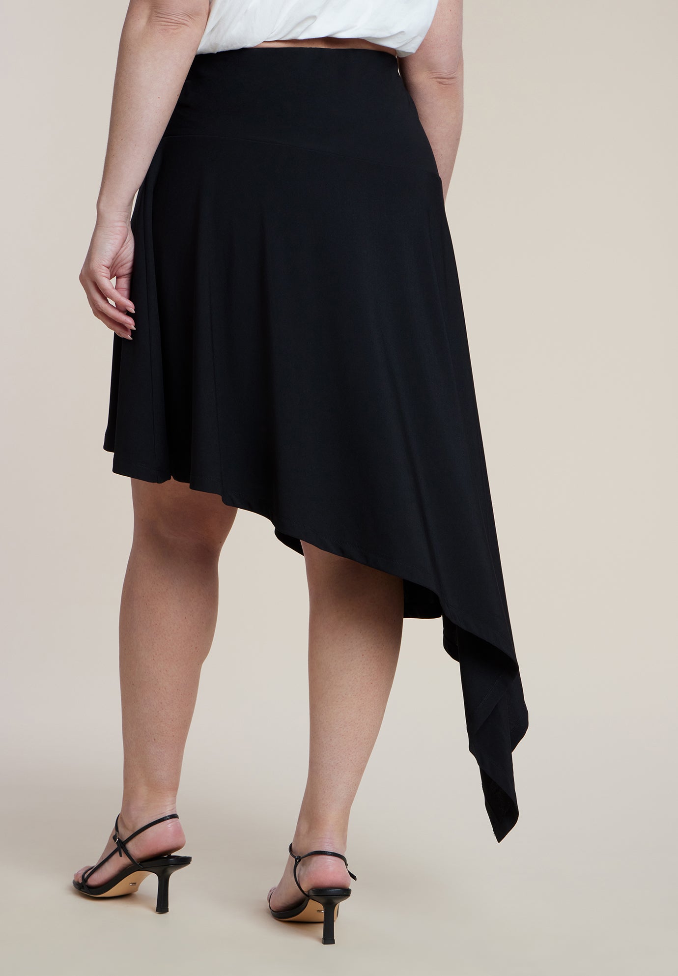 Asym Hem Jersey Skirt image number 2