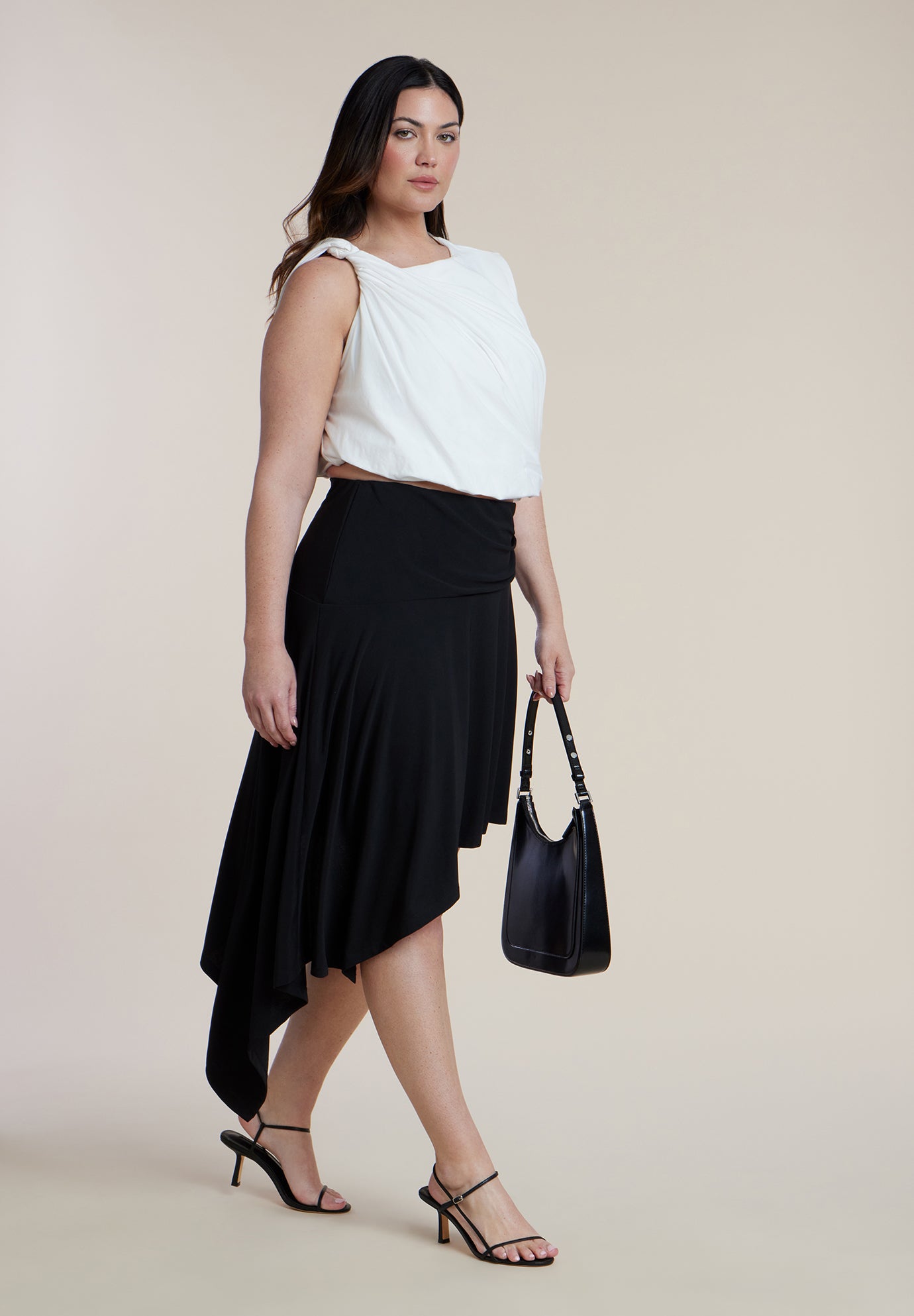 Asym Hem Jersey Skirt image number 3