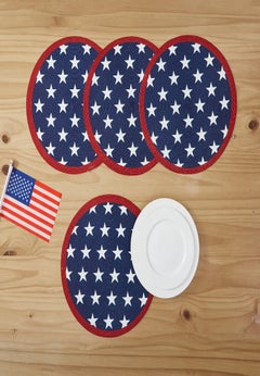 Set of 4 Liberty Braided Placemats