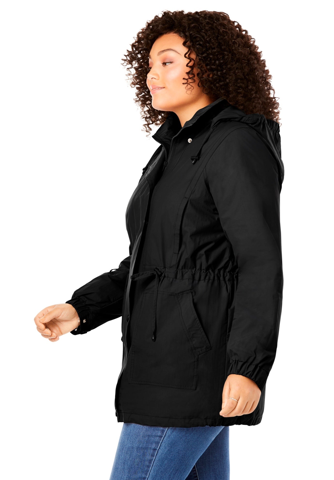 Fleece-Lined Taslon® Anorak image number 2