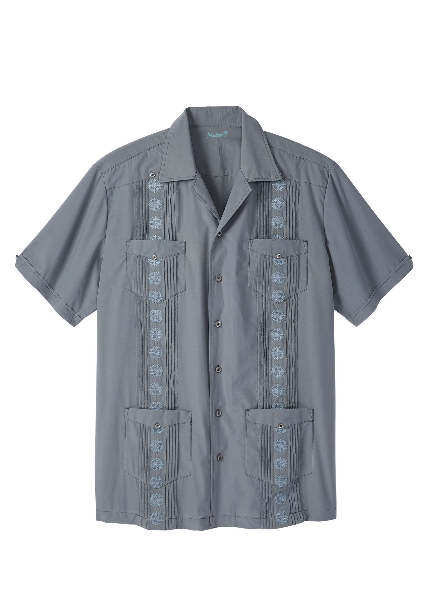 Short-Sleeve Guayabera Shirt image number 0