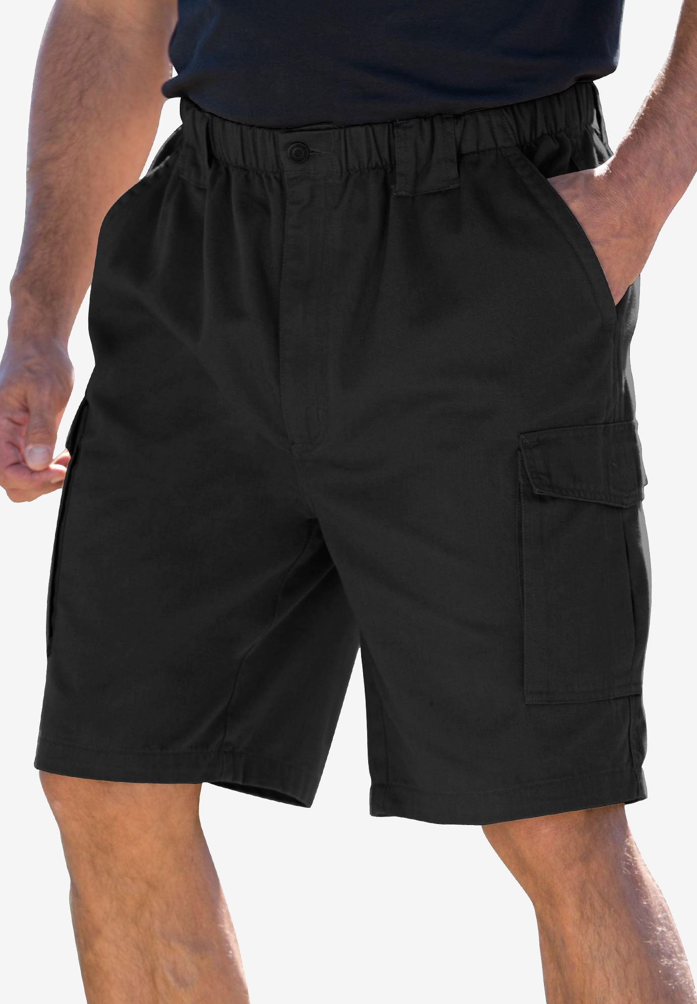Renegade 9" Full Elastic Waist Cargo Shorts image number 0