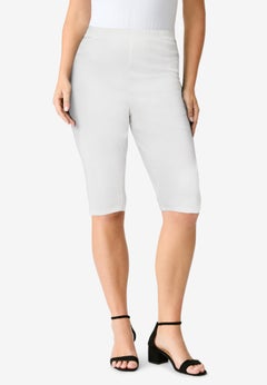 Plus Size Comfort Stretch Bermuda Jean Short
