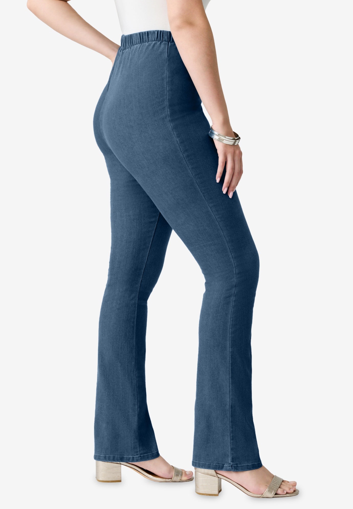 Plus Size Comfort Stretch Bootcut Jean image number 0