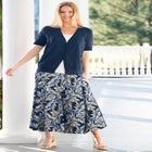 Linen-Blend Skirt image number 0