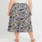 Linen-Blend Skirt image number null