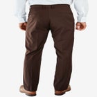 No Hassle Classic Fit Expandable Waist Double-Pleat Dress Pants image number null