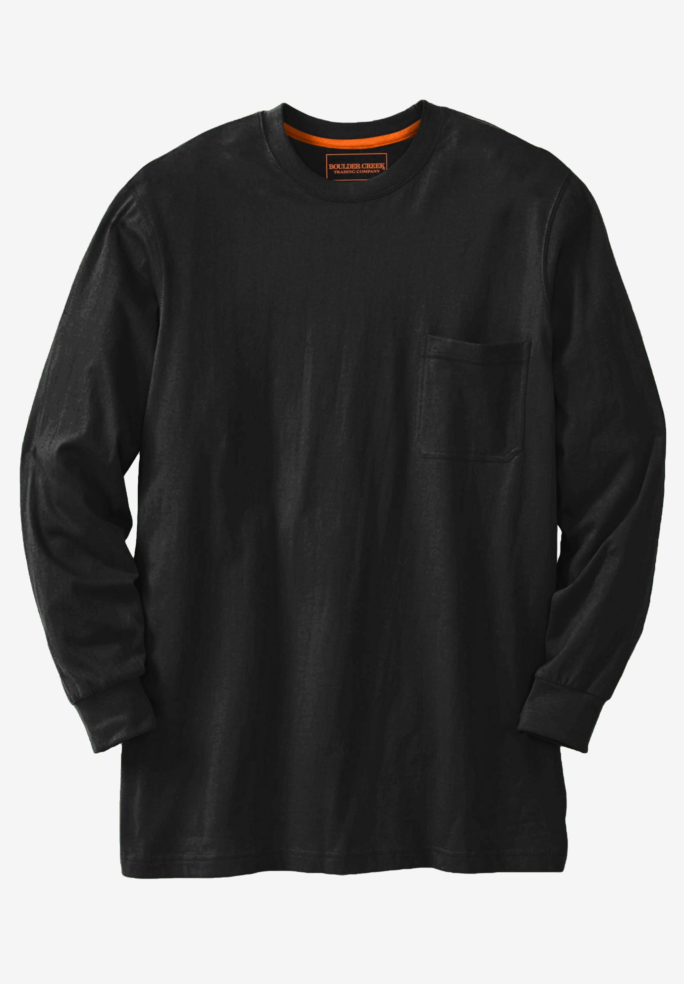 Heavyweight Crewneck Long-Sleeve Pocket T-Shirt image number 0