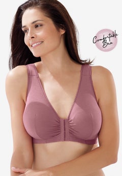 Leading Lady&reg; Meryl Cotton Front-Close Wireless Bra