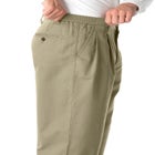 Wrinkle-Free Double-Pleat Pant with Side-Elastic Waist image number null
