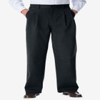 Wrinkle-Free Double-Pleat Pant with Side-Elastic Waist image number 0