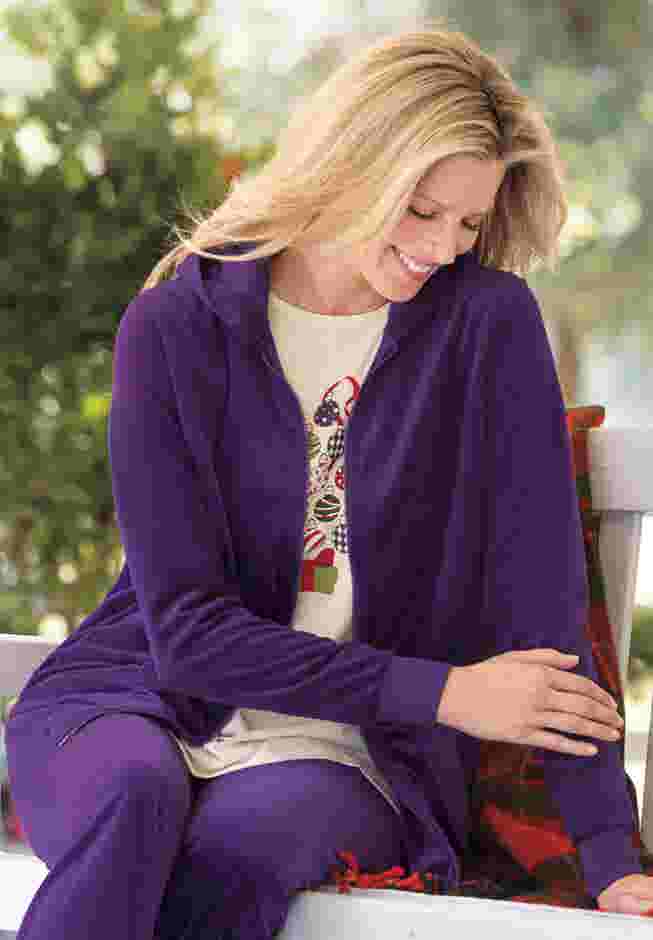 2-Piece Velour Hoodie Set image number 3