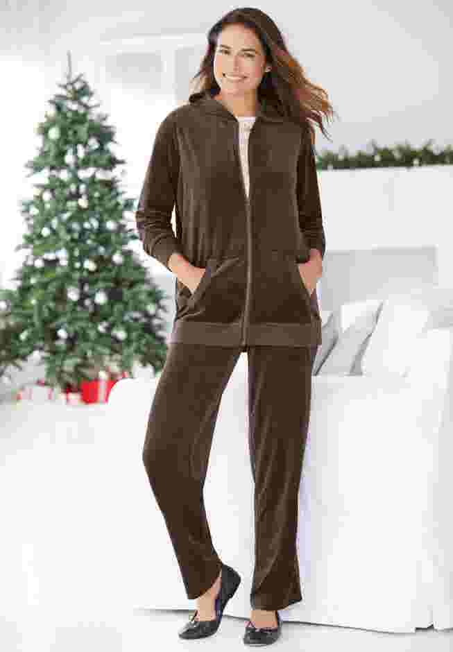 2-Piece Velour Hoodie Set image number 0
