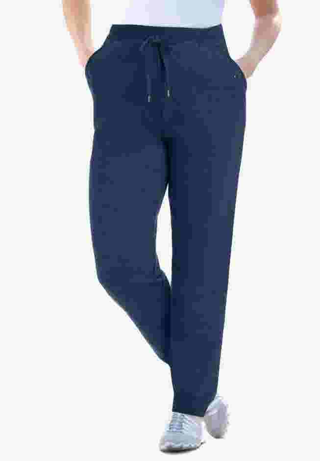 Womens Plus-Size Better-Fleece Pull-On Jogger Sweatpants image number 0