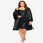 The Luxe Satin Short Peignoir Set image number 0
