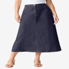 Plus Size Easy-Wear A-Line Skirt image number 0