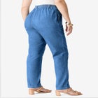 Plus Size Easy-Wear Straight Leg Jean image number null