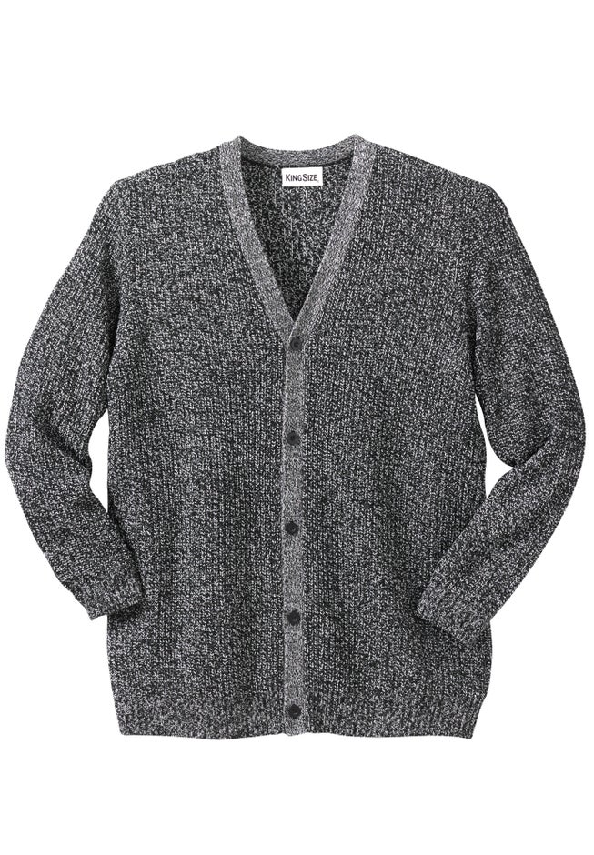 Shaker Knit V-Neck Cardigan Sweater image number 0