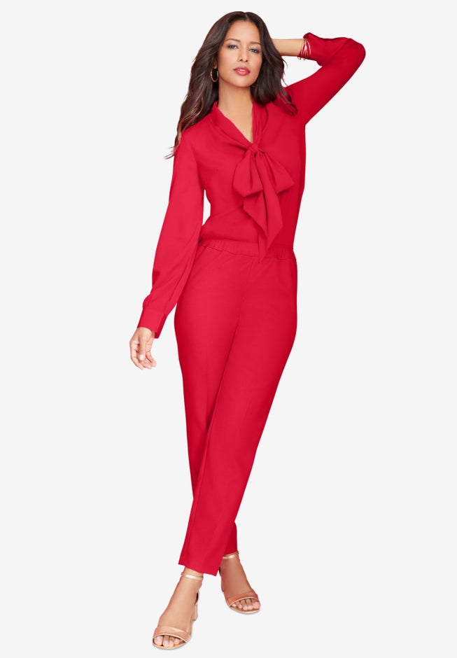 Long Sleeve Bow Blouse image number 3